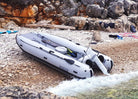 Inflatable boat Takacat with fitted electric outboard Remigo